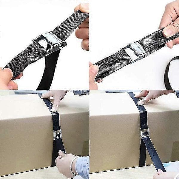 Surringsstropper Surringsstropper Sort 6 Stk Surringsstropper 2m Surringsstropper Med Skralde H