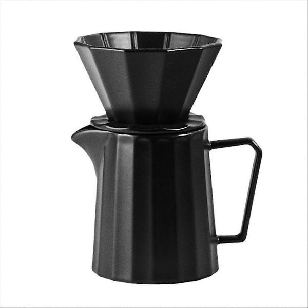 Hell over kaffetrakter sett Keramisk hell over kaffedryppsett