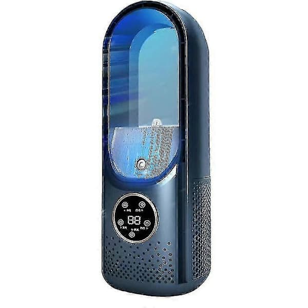 Luftkøler LED Display Aircondition Befugtning Elektrisk Ventilator 6 Hastigheder Stille Timer Ventilator Befugter