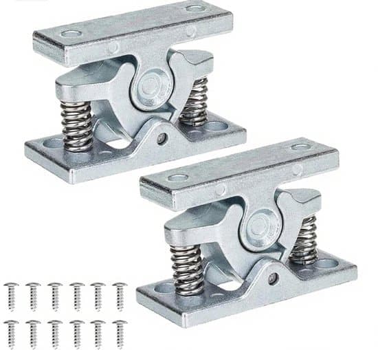 Kraftig dörrstoppare - Dörrstopp - 2-pack - Silver - Rostfritt stål(Ho)
