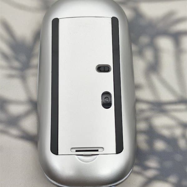 Kompatibel med Apple Magic Mouse 2: Trådløs, genopladelig Bluetooth-mus med multi-touch-understøttelse