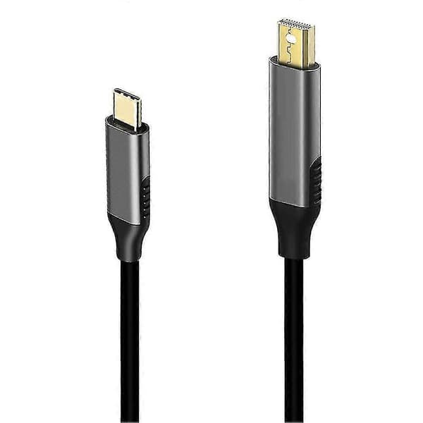 2x USB C till Mini Displayport-kabel USB Typ C 3 till Mini DP-kabel 4K-adapterkabel