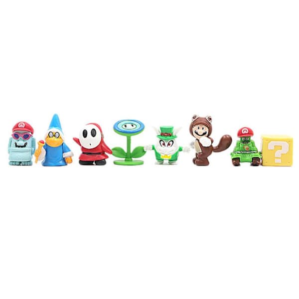 Super Mario Figurer 48-dele Sæt - Figurer og Samlerlegetøj [JUN]