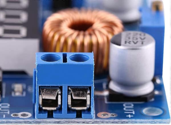 DC-til-DC-modul, DC-DC-omformer spenningsregulator nedtrappingsmodul (1 stk, blå)