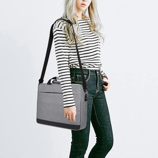 Simpel Laptoptaske - 15,6 Tommer - Grå