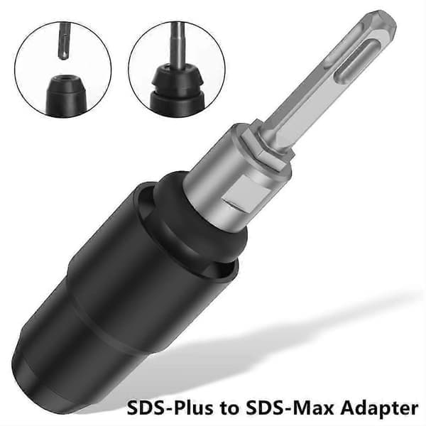 1 stk SDS Plus til SDS Max adapter for borhammer, omformer, tilbehør, slagbormaskin-adapter