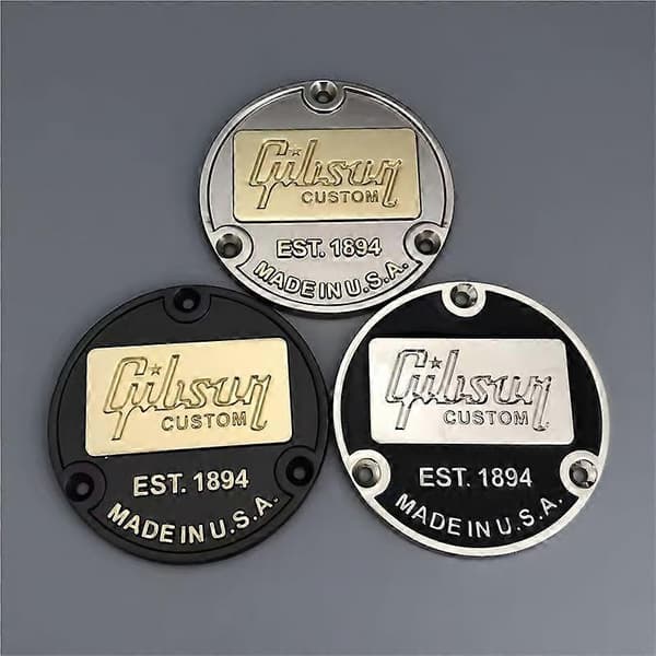 Metallgitarr vippströmbrytare bakplåtslock för Gibson LP Les Paul gitarrdelar GZW grey