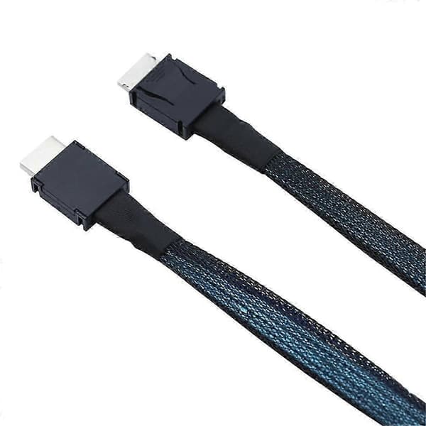 Til PCIe Oculink SFF 8611 4I til Mini SAS SFF-8611 4I Server Super Speed Kabel Dataforlænger Han til Han Overførselsledning