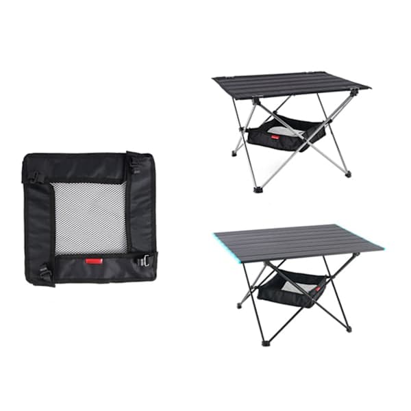 Hængende netpose Campingudstyr Organizer Sammenfoldelig Bordopbevaringspose XL