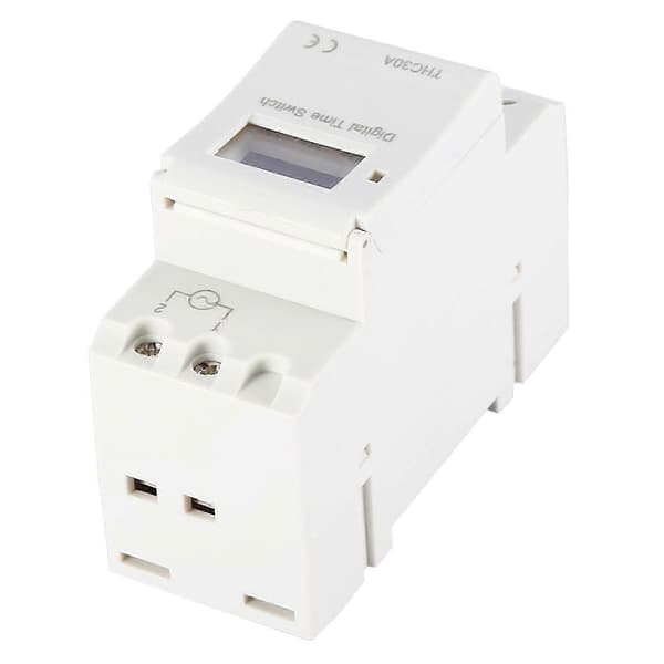 THC 30A Digital Timerbryter Programmerbar Elektronisk Tidskontrollbryter (220V)