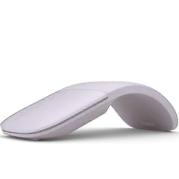 Ergonomisk vikbar trådlös mus Smal, bärbar för Microsoft Arc Touch WHITE