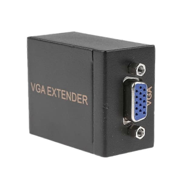 60m VGA til netværkssignalforlænger Cat5e/6 sender-modtageradapter