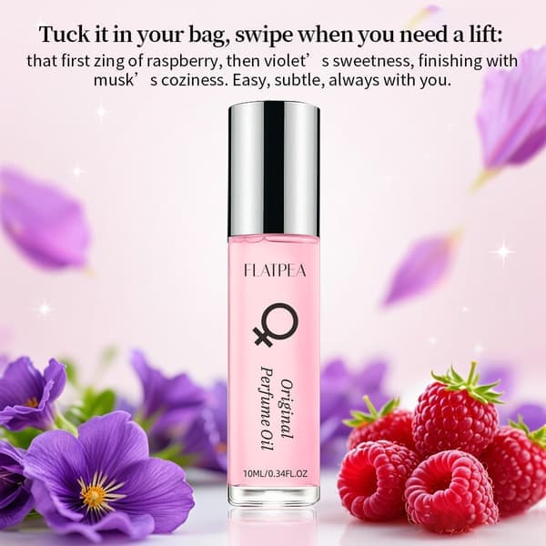 Roll-on parfume med blomsterduft til kvinder. Alkoholfri. 10 ml for en langvarig duft.