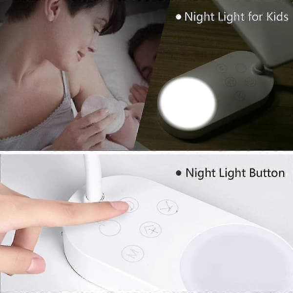 USB genopladelig 40 LED trådløs bordlampe, touch-lys 3 farver 5 dæmpbare tilstande