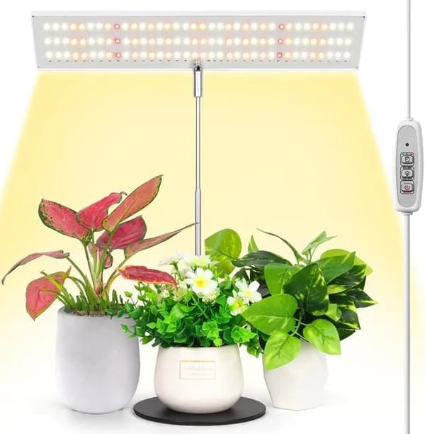 Full Spectrum LED Växtlampa 120 LED / Växtbelysning – Timer, Justerbar