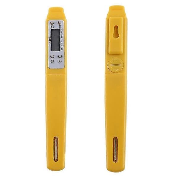 Termometre LCD-display med sonde Temperatursensormåler til madlavning