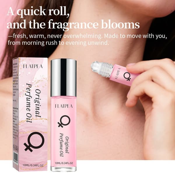 Roll-on parfume med blomsterduft til kvinder. Alkoholfri. 10 ml for en langvarig duft.