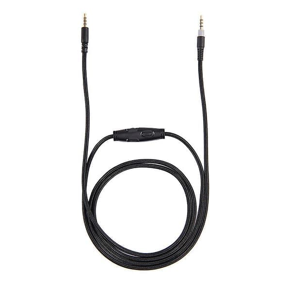 Erstatningslydkabel for Kingston Hyperx Cloud Ii / Hyperx Cloud Alpha Høy Kvalitet 1,5 Meter Svart Black