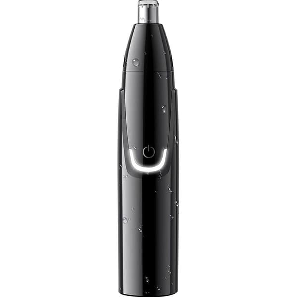 Trimmer, vokset, vaskbar, rustfrit stål, sort