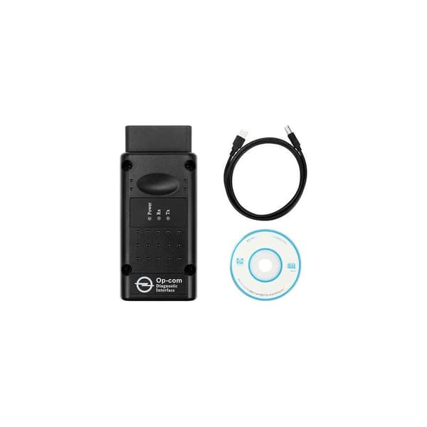 OPCOM 2012V CAN OBD2 bildiagnostisk tester med OBD2 operatørfastvare V1.99, USB, svart