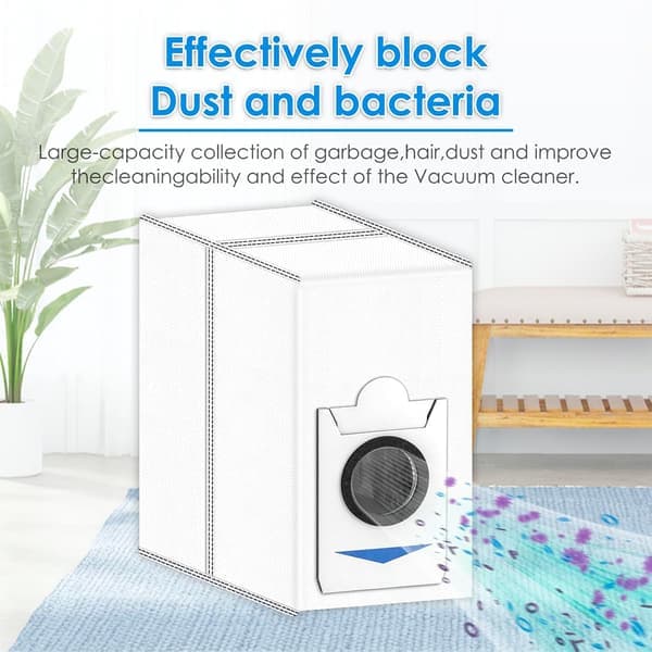 Støvsugerposer 12 stk. til ECOVACS DEEBOT T30S T30S Combo X2 Combo Tilbehør [Ho]