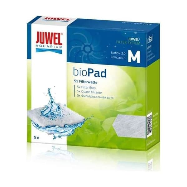 Filterkuddar - 5-pack - Polyester - Förfiltrering - Söt- och saltvattensakvarier - Storlek M