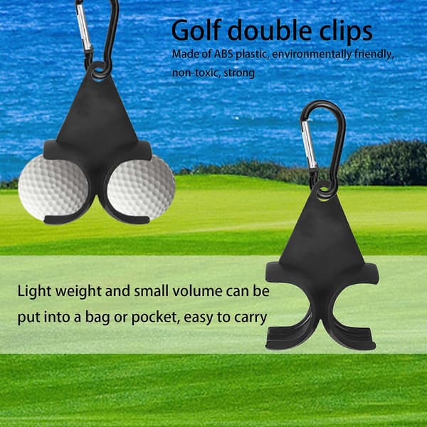 Golfboldholder med klips, golftilbehør, golfboldbærere, golfboldholdere, golfboldklips