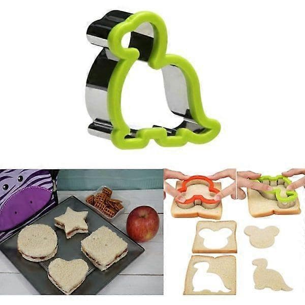 Kakform, köksredskap, bakset för barn, formar för barnkakor, bakformar, utrustning, presenter (Dino)