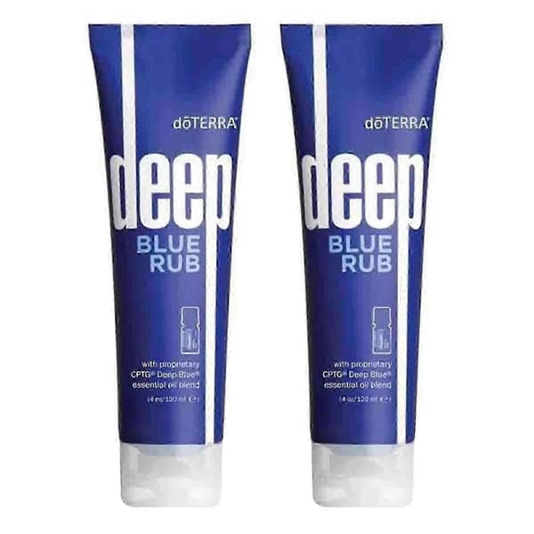 Deep Blue Rub eterisk olja - snabbverkande smärtlindrande massagekräm för utvärtes bruk 2pcs