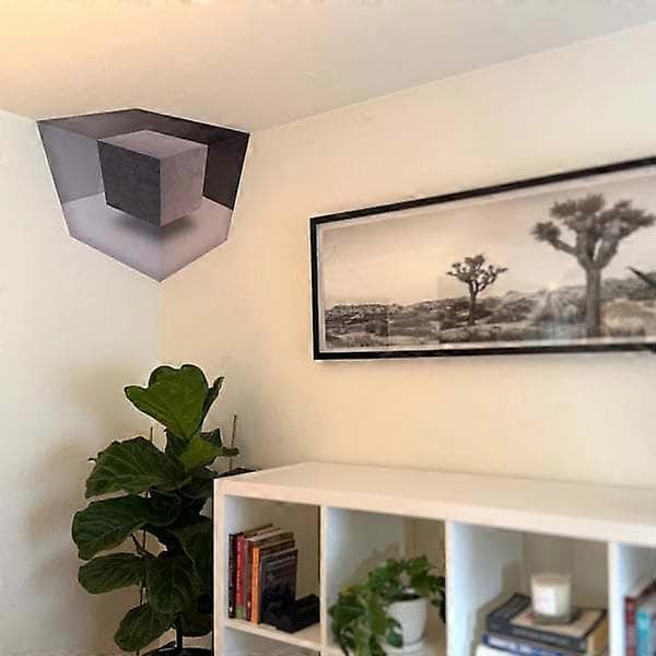 Förvandla ditt utrymme med 3D optisk illusion tapet-B B