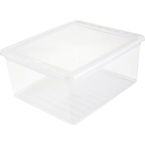 Förvaringslåda - 1 Enhet - Transparent PP-plast - Säker sidostängning - Hem och trädgård