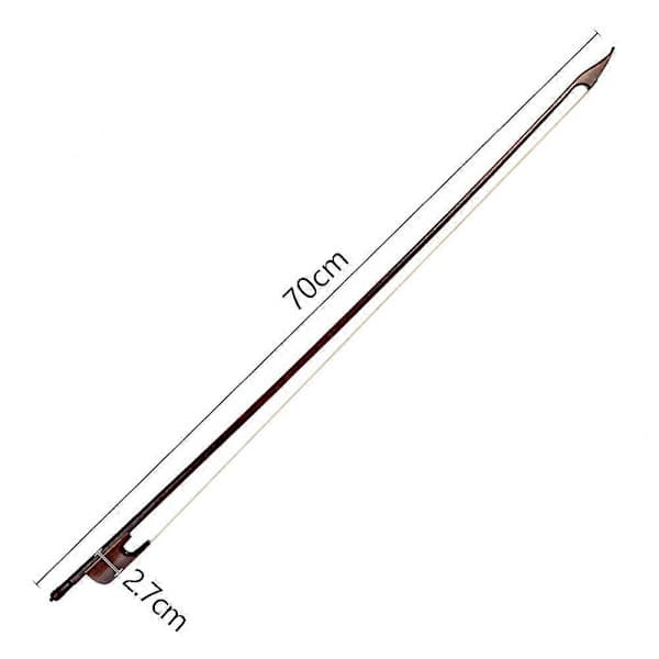 4/4 Violinbåge Barockstil Ormträ Rund Pinne Ormträ Vitt Hästhår Välbalanserad
