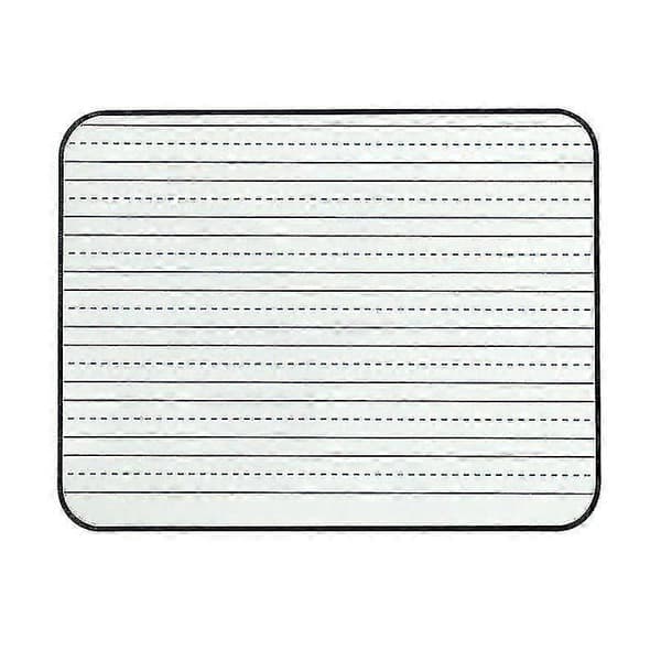 2-pakning tørrslette-tavler med linjer 9 x 12 tommer, doble mini-whiteboards