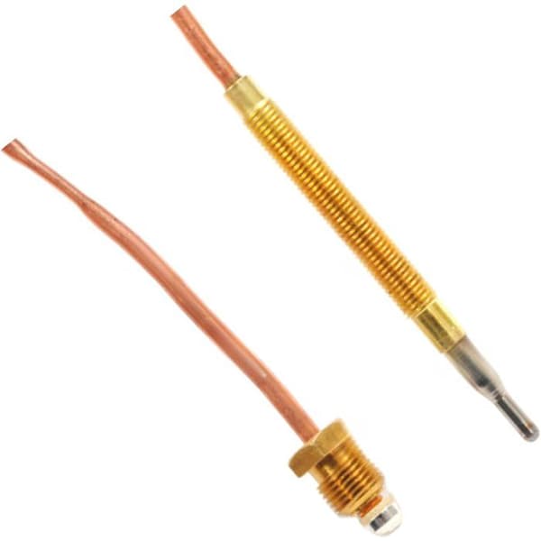 Universal 60 cm kobbertermoelement til gaskomfur, præcis justering, nem installation, dysesæt