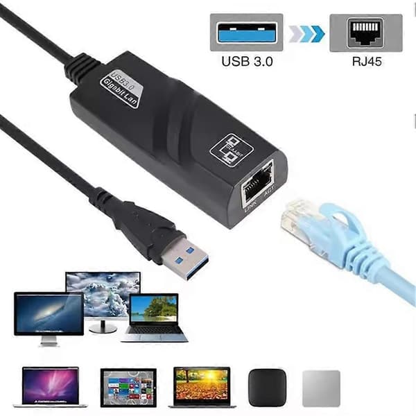 1000 Mbps Type-C USB-C til RJ45 Gigabit Ethernet LAN Netværksadapter