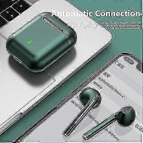 Bluetooth-hodetelefoner, In-Ear Bluetooth 5.0-hodetelefoner med mikrofon, USB-C hurtiglading (gull)