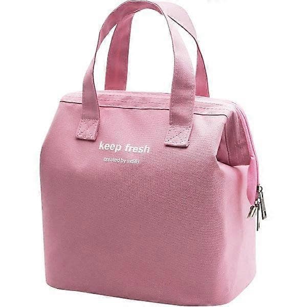 Isolert matpose Enkel Bento Kjølebag (Rosa)