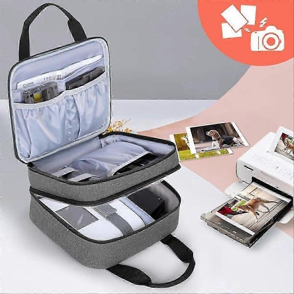 Fotoprinterveske Fotoprinterbag med tilbehørslommer