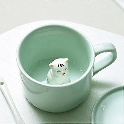 Kaffe Melk Te Keramiske Krus - 3D Dyr Morgenkopp Beste Gave til Morgen Drikke, og Bursdager, for Jenter Kvinner Gutter