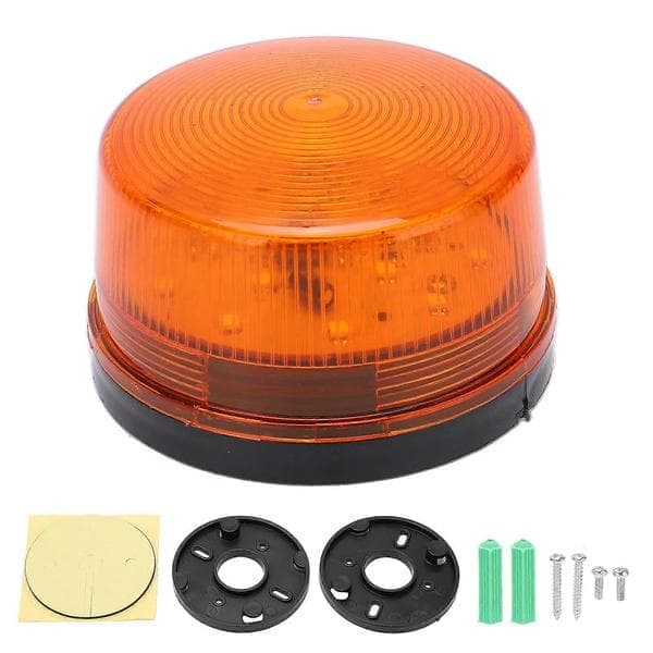 Advarsel, blinkende, lys, strobe, LED, strobe, port, flyplass