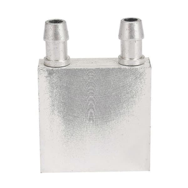 4x Primær aluminiumslegering vandkøleblok 40x40mm til flydende vandkøler kølepladesystem sølv