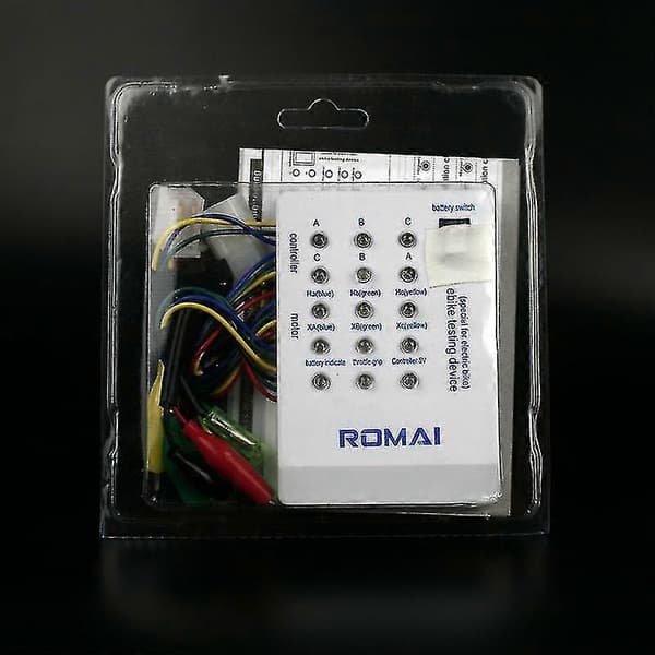 Elektrobilkontrollertester egnet for 24V/36V/48V/60V/72V børsteløs motor