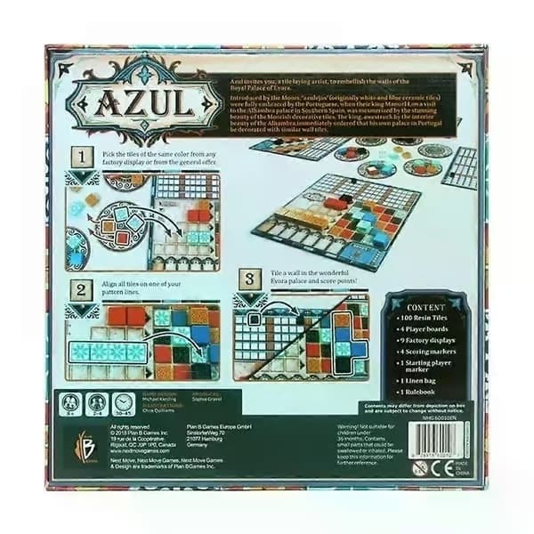 Azul brädspel, nyförseglat, 2-4 spelare