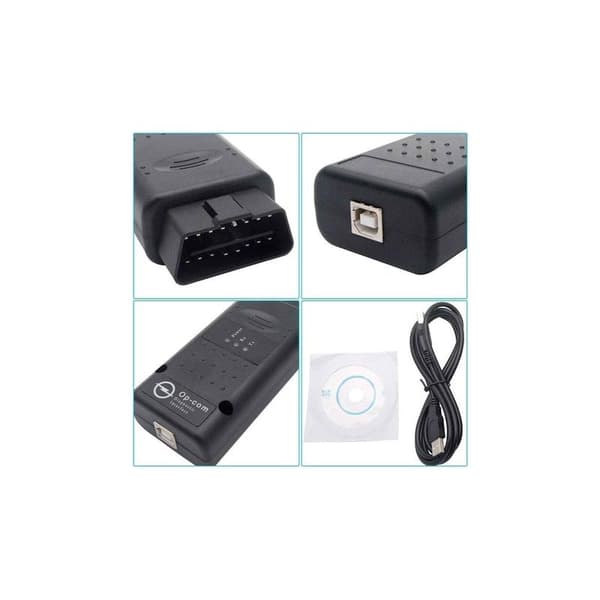 OPCOM 2012V CAN OBD2 bildiagnostisk tester med OBD2 operatørfastvare V1.99, USB, svart