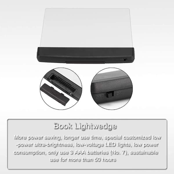 Bærbar LED-boklampe - Seng, bil, nattleselys [Ho]