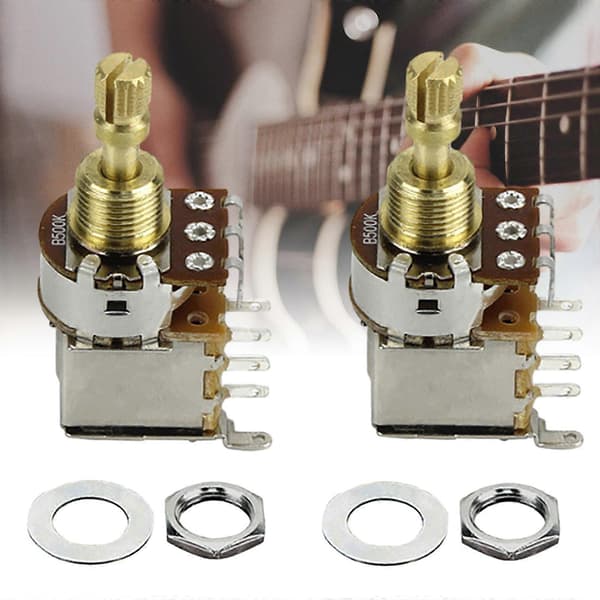 Gitarr Tryckknappsbrytare A250K B250K A500K B500K Push Pull Potentiometer Gitarr Volym Tonbrytare Dragknappsbrytare short game A500