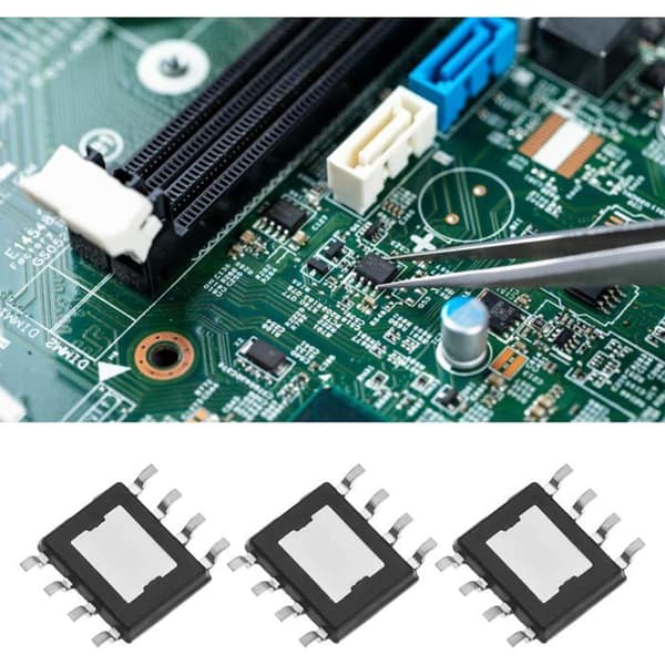 Parti med 4 TPS54335ADDAR (54335A) DC-DC-omformer integrerte kretser – Synkron step-down-omformer, pakket