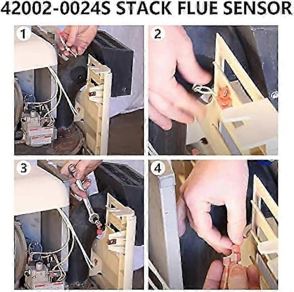 42002-0024S Udskiftning af stakrøgsensor til Pentair Sta-Rite MasterTemp Max-E-Therm pool- og spa-varmelegeme elektrisk system SR200 SR333 SR400
