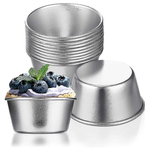12 Stykker Individuelle Forme Puddingforme Kopper Mini Chokolade Smeltede Pander Non-stick Cupcake Kage Coo