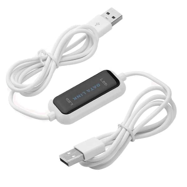 Bærbar USB PC til PC overføringskabel Online deling Synkroniseringslenke Nett direkte datafiloverføringsbro